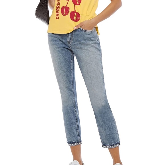 Current/Elliott Denim - Current Elliot studded hem jeans